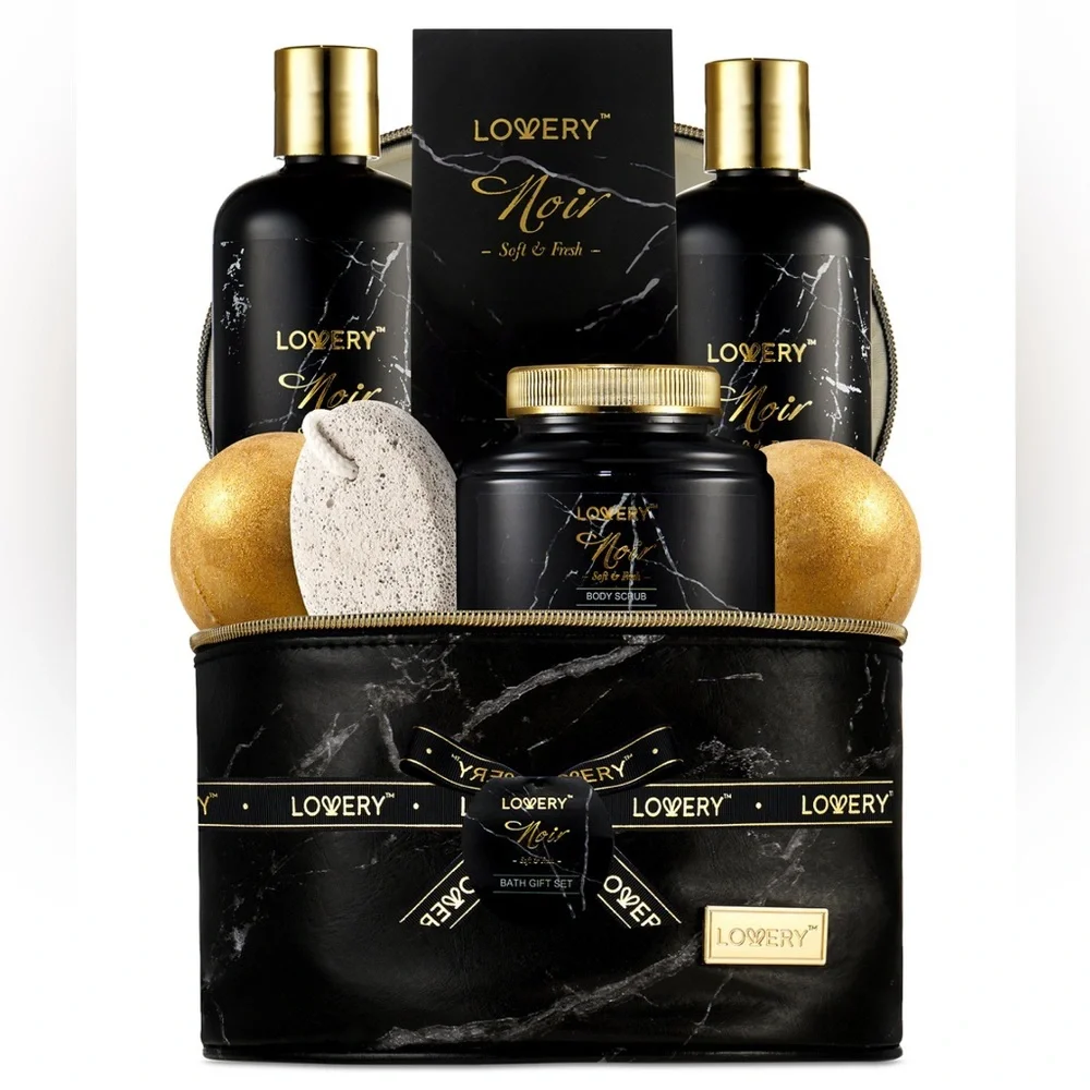 7-Pc. Noir Luxury Body-Care Gift Set-NWT